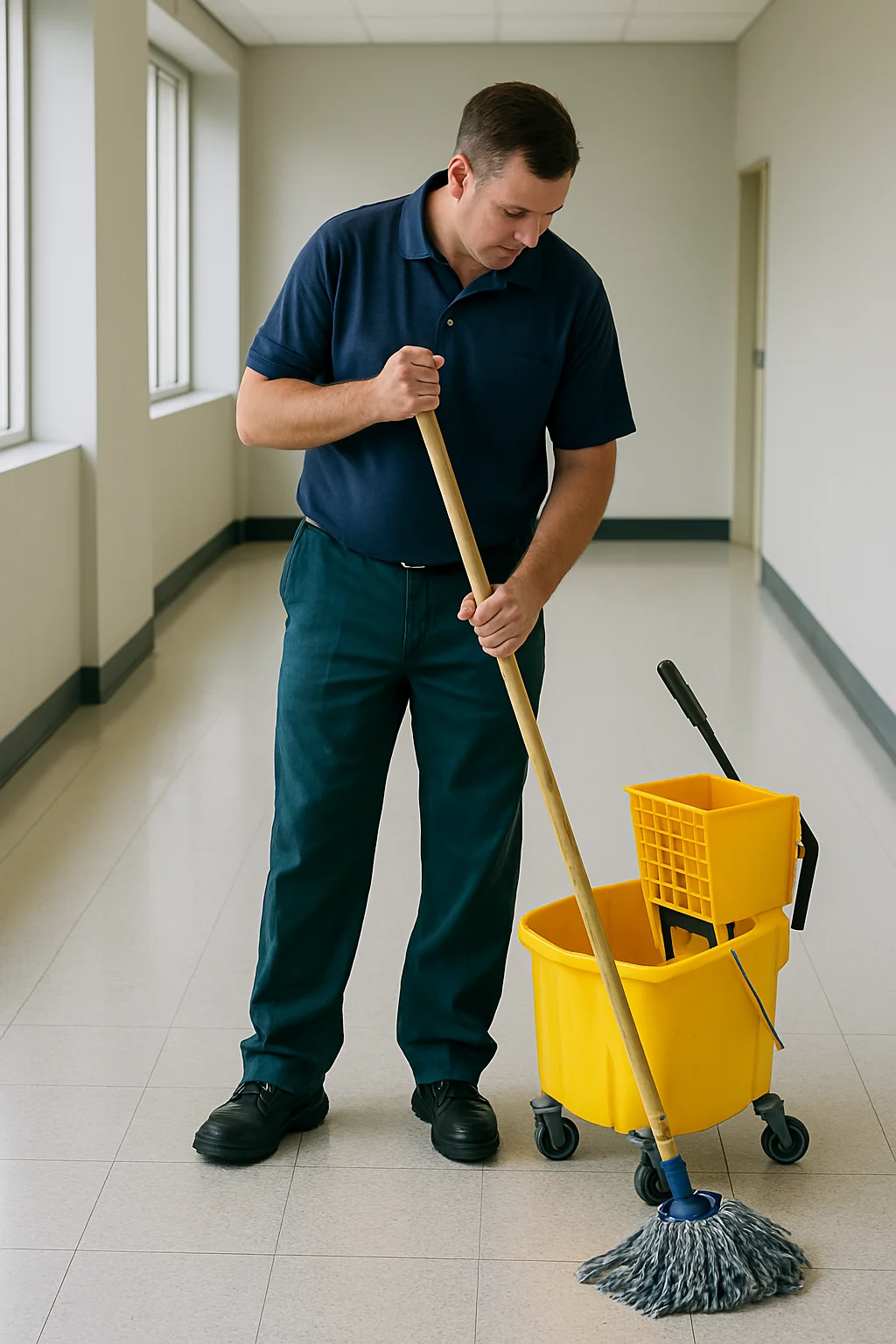 The Custodian Who Opens the School Before the Bell Rings