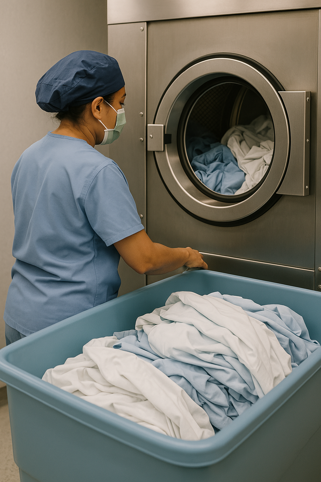 The Hospital Laundry Technician Who Keeps Healing Clean
